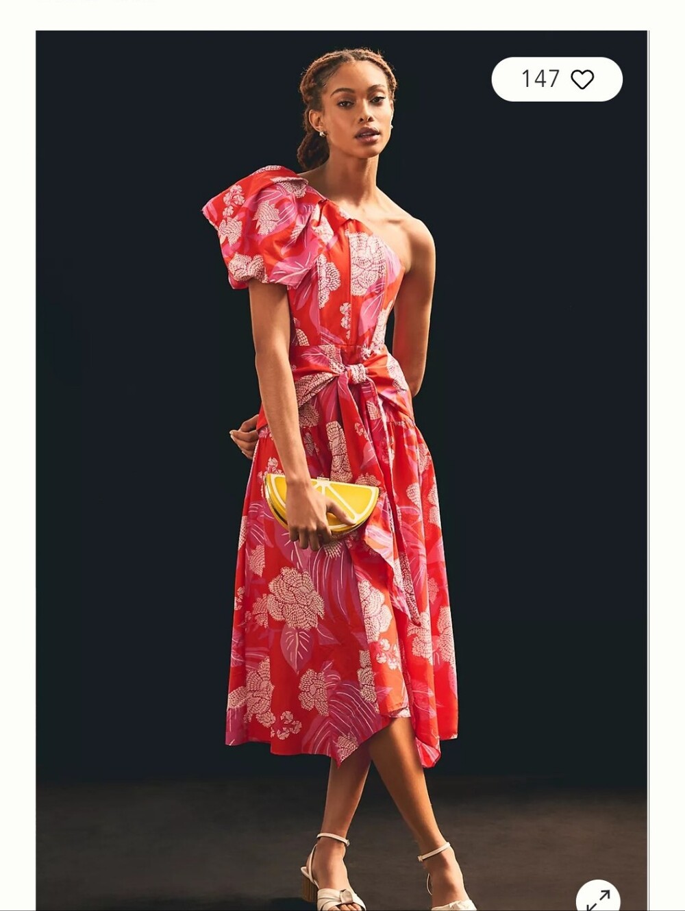 Farm Rio One Shoulder Maxidress Dress - Picture 6 of 9